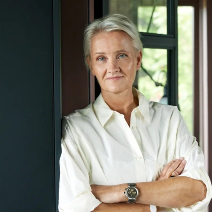 Rut Káradóttir innanhússarkitekt stýrir efnisvali, litum og lýsingu á Orkureitnum